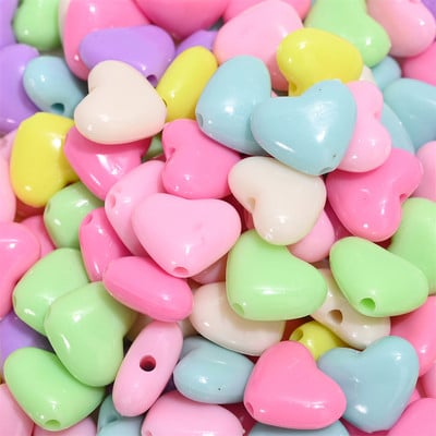 30-100 komada Akrilne perle u boji slatkiša Leptir Srce Slovo Školjka Cvijet Voće Zvijezda Kruna Razmak perle za DIY izradu nakita