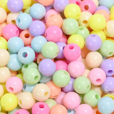 30-100 komada Akrilne perle u boji slatkiša Leptir Srce Slovo Školjka Cvijet Voće Zvijezda Kruna Razmak perle za DIY izradu nakita