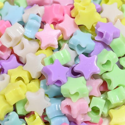 30-100 komada Akrilne perle u boji slatkiša Leptir Srce Slovo Školjka Cvijet Voće Zvijezda Kruna Razmak perle za DIY izradu nakita