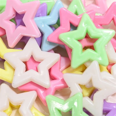 30-100 komada Akrilne perle u boji slatkiša Leptir Srce Slovo Školjka Cvijet Voće Zvijezda Kruna Razmak perle za DIY izradu nakita