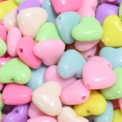 30-100 komada Akrilne perle u boji slatkiša Leptir Srce Slovo Školjka Cvijet Voće Zvijezda Kruna Razmak perle za DIY izradu nakita