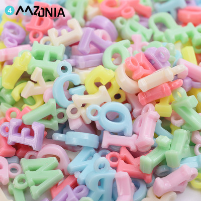 30-100 komada Akrilne perle u boji slatkiša Leptir Srce Slovo Školjka Cvijet Voće Zvijezda Kruna Razmak perle za DIY izradu nakita