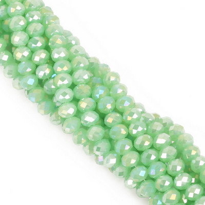 70 τμχ 8 mm Πολύχρωμες Rondelle Bicone Austria Κρυστάλλινες Χάντρες Charm Γυάλινες Χάντρες Loose Spacer Beads for DIY Jewelry Making