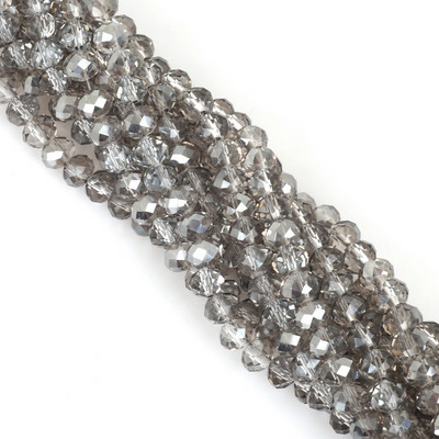 70 τμχ 8 mm Πολύχρωμες Rondelle Bicone Austria Κρυστάλλινες Χάντρες Charm Γυάλινες Χάντρες Loose Spacer Beads for DIY Jewelry Making