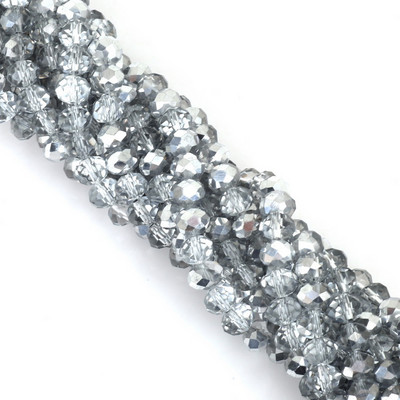 70 τμχ 8 mm Πολύχρωμες Rondelle Bicone Austria Κρυστάλλινες Χάντρες Charm Γυάλινες Χάντρες Loose Spacer Beads for DIY Jewelry Making