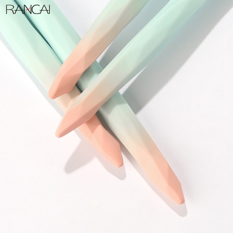 RANCAI 4 tk. Silmapintslite komplekt Pehme Juuste Smudge Crease Blending Lauvärvipintslid Beauty Sponge Egg Meigikomplekt brochas de maquillaje