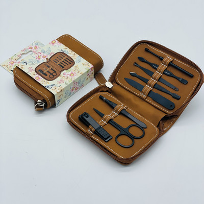 Νυχοκόπτη 30 τεμαχίων Εργαλεία μανικιούρ Μαύρα Νυχοκόπτες Πλήρες Σετ Μανικιούρ Νυχοψαλίδια 26 τεμαχίων