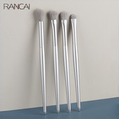 RANCAI meigipintslid 4 tk. Silmapintslite komplekt Hõbedane kaasaskantav kosmeetika lauvärvide peitekreem Ninavarju detailide meigitööriist