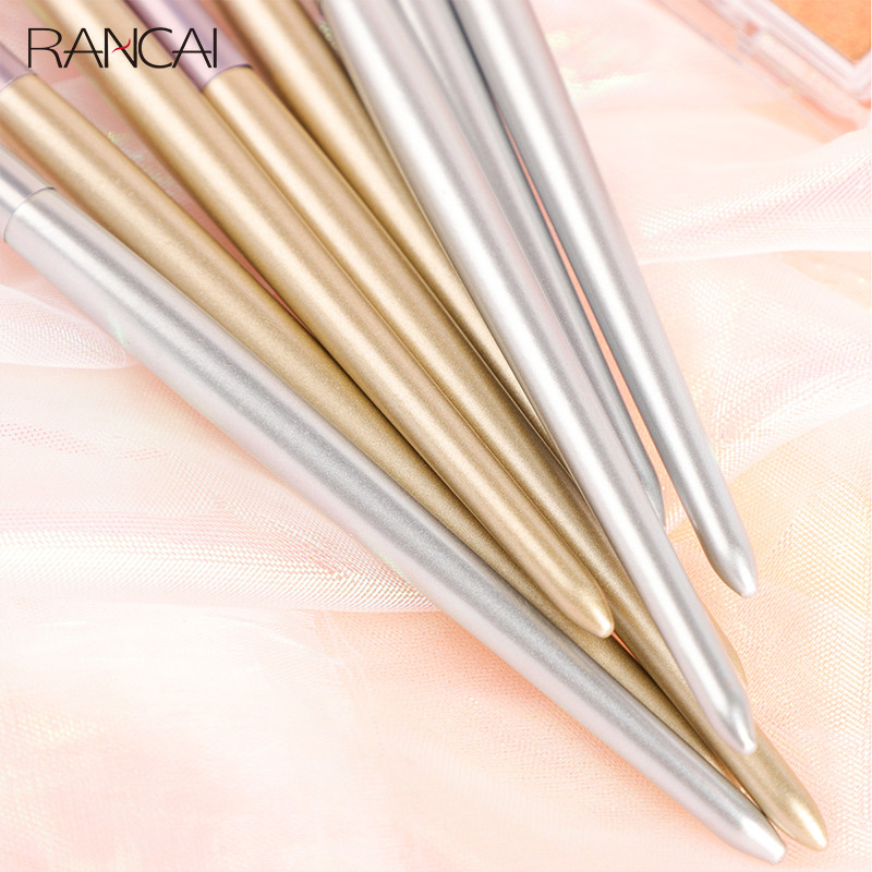 RANCAI 4 tk. silmameigipintslite komplekt lauvärvipintsliga, kulmukontuuriga silmapliiatsiga naistele, kosmeetikatoodete segamise detailidega meigitööriistad