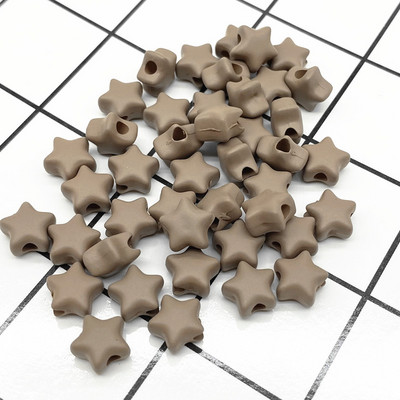 50 τμχ Αστέρες 9mm για Κοσμήματα Κατασκευή DIY Βραχιόλια Κολιέ Μενταγιόν Αξεσουάρ #ZZ04