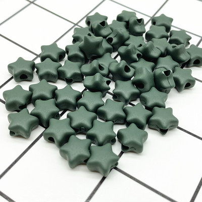 50 τμχ Αστέρες 9mm για Κοσμήματα Κατασκευή DIY Βραχιόλια Κολιέ Μενταγιόν Αξεσουάρ #ZZ04