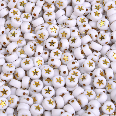 7x4mm 100 τμχ Αστείες ακρυλικές χάντρες Smiley Στρογγυλές χάντρες έκφρασης προσώπου για κοσμήματα που κατασκευάζουν DIY Αξεσουάρ κολιέ βραχιολιών