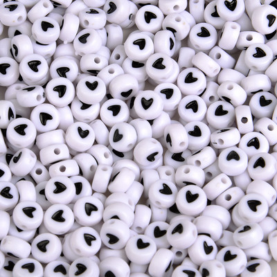 7x4mm 100 τμχ Αστείες ακρυλικές χάντρες Smiley Στρογγυλές χάντρες έκφρασης προσώπου για κοσμήματα που κατασκευάζουν DIY Αξεσουάρ κολιέ βραχιολιών