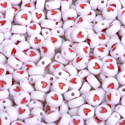 7x4mm 100 τμχ Αστείες ακρυλικές χάντρες Smiley Στρογγυλές χάντρες έκφρασης προσώπου για κοσμήματα που κατασκευάζουν DIY Αξεσουάρ κολιέ βραχιολιών