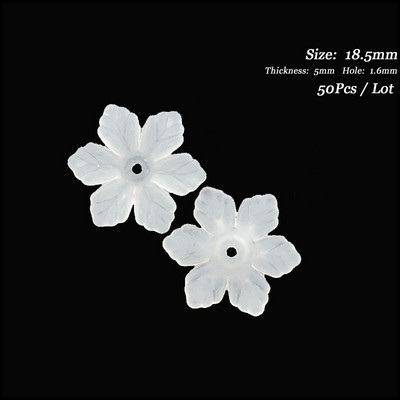 Mood Uued akrüülist võlusid jäätunud plastikust sarv lumehelves täht ristik Retro vahehelmed otsakatted valged