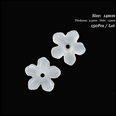 Mood Uued akrüülist võlusid jäätunud plastikust sarv lumehelves täht ristik Retro vahehelmed otsakatted valged