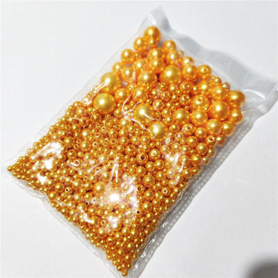 3-12mm segasuurus 1150tk Pärlvalge/ABS sirge auguga ümmargused imitatsioonplastist pärlid näputööks ja ehete valmistamiseks