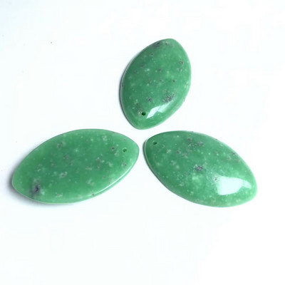 Természetes kő lila Zöld kék fekete Csíkos Achátok Gyöngyök Marquise Cabochons Kő medál 28x45mm Ékszerkészítéshez