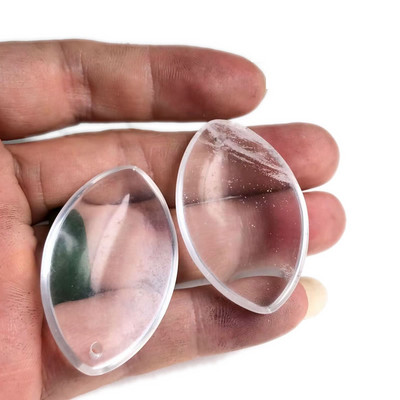 Természetes kő lila Zöld kék fekete Csíkos Achátok Gyöngyök Marquise Cabochons Kő medál 28x45mm Ékszerkészítéshez