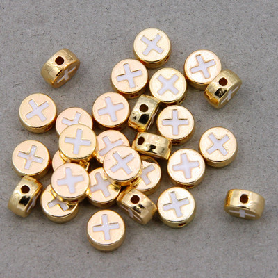 10 τμχ μικτές στρογγυλές μεταλλικές χάντρες από κράμα σμάλτου σε σχήμα καρδιάς, που χρησιμοποιούνται για την κατασκευή κοσμημάτων χειροποίητο DIY κολιέ βραχιόλι