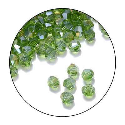 iYOE 2/3/4/6mm kristallvahehelmed Rhombus AB läbipaistvad helmed käevõru kaelakee valmistamiseks DIY näputöö käsitöö kodusisustus