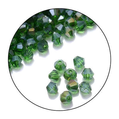 iYOE 2/3/4/6mm kristallvahehelmed Rhombus AB läbipaistvad helmed käevõru kaelakee valmistamiseks DIY näputöö käsitöö kodusisustus