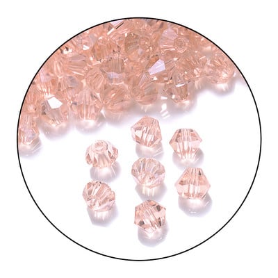 iYOE 2/3/4/6mm kristallvahehelmed Rhombus AB läbipaistvad helmed käevõru kaelakee valmistamiseks DIY näputöö käsitöö kodusisustus