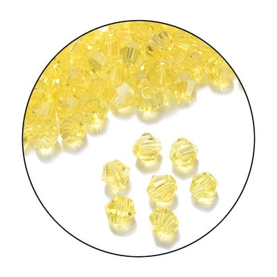 iYOE 2/3/4/6mm kristallvahehelmed Rhombus AB läbipaistvad helmed käevõru kaelakee valmistamiseks DIY näputöö käsitöö kodusisustus