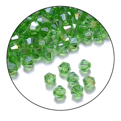 iYOE 2/3/4/6mm kristallvahehelmed Rhombus AB läbipaistvad helmed käevõru kaelakee valmistamiseks DIY näputöö käsitöö kodusisustus