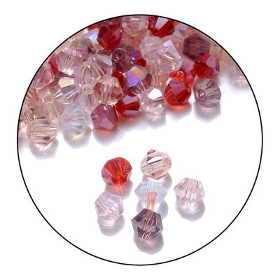 iYOE 2/3/4/6mm kristallvahehelmed Rhombus AB läbipaistvad helmed käevõru kaelakee valmistamiseks DIY näputöö käsitöö kodusisustus