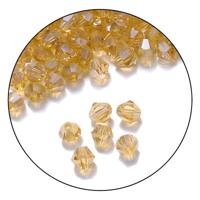 iYOE 2/3/4/6mm kristallvahehelmed Rhombus AB läbipaistvad helmed käevõru kaelakee valmistamiseks DIY näputöö käsitöö kodusisustus