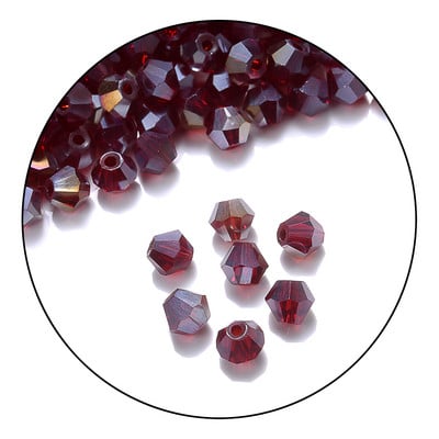 iYOE 2/3/4/6mm kristallvahehelmed Rhombus AB läbipaistvad helmed käevõru kaelakee valmistamiseks DIY näputöö käsitöö kodusisustus