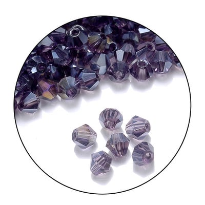 iYOE 2/3/4/6mm kristallvahehelmed Rhombus AB läbipaistvad helmed käevõru kaelakee valmistamiseks DIY näputöö käsitöö kodusisustus