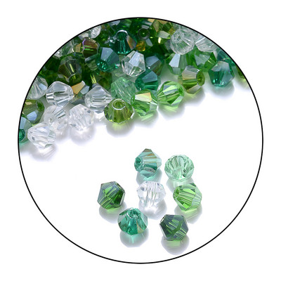 iYOE 2/3/4/6mm kristallvahehelmed Rhombus AB läbipaistvad helmed käevõru kaelakee valmistamiseks DIY näputöö käsitöö kodusisustus