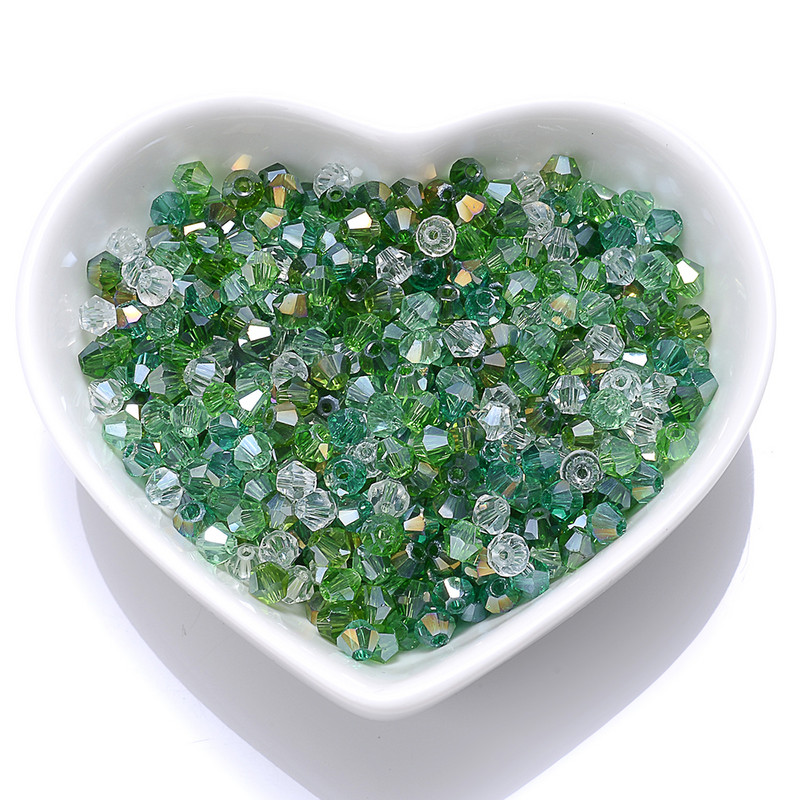 iYOE 2/3/4/6mm kristallvahehelmed Rhombus AB läbipaistvad helmed käevõru kaelakee valmistamiseks DIY näputöö käsitöö kodusisustus