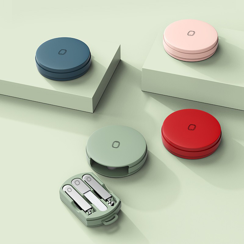 3 tk Mini küünekääride komplekt Professionaalsed küünekäärid roostevabast terasest maniküüri tööriistad Hoolduskomplekt Kaasaskantav küünte isiklik puhastus