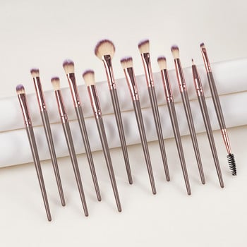 12 τμχ Νέο προϊόν Σετ πινέλων μακιγιάζ Eye Brush Makeup Μικρό βεντιλατέρ Πολυλειτουργικό εργαλείο ομορφιάς