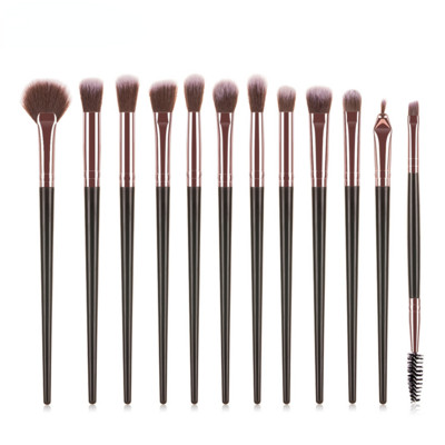 12 τμχ Νέο προϊόν Σετ πινέλων μακιγιάζ Eye Brush Makeup Μικρό βεντιλατέρ Πολυλειτουργικό εργαλείο ομορφιάς