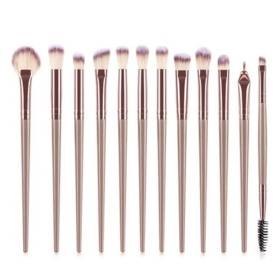12 τμχ Νέο προϊόν Σετ πινέλων μακιγιάζ Eye Brush Makeup Μικρό βεντιλατέρ Πολυλειτουργικό εργαλείο ομορφιάς