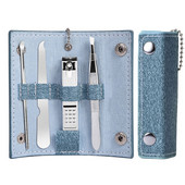 4db/készlet Rozsdamentes acél körömvágó szett Kiváló minőségű szépségápolási manikűr szett körömvágó ajándék hordozható körömápoló eszközkészlet