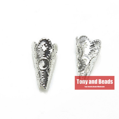 (70Pcs=1Lot !) Nalaz za nakit 9x16MM šuplja perla Završna kapica Konus Zlatna boja Srebrna boja Brončano poniklano Br.BC4