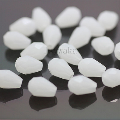 U Pick Spalva 5 * 7 mm 70 vnt briaunoti ašarų karoliukai Austrijos krištoliniai karoliukai vandens lašų karoliukai laisvi tarpiniai karoliukai, skirti papuošalų gamybai "pasidaryk pats"