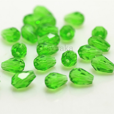 U Pick Spalva 5 * 7 mm 70 vnt briaunoti ašarų karoliukai Austrijos krištoliniai karoliukai vandens lašų karoliukai laisvi tarpiniai karoliukai, skirti papuošalų gamybai "pasidaryk pats"