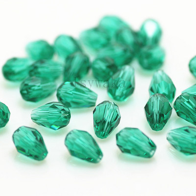 U Pick Spalva 5 * 7 mm 70 vnt briaunoti ašarų karoliukai Austrijos krištoliniai karoliukai vandens lašų karoliukai laisvi tarpiniai karoliukai, skirti papuošalų gamybai "pasidaryk pats"