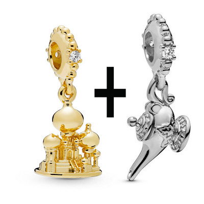 Buipoey 2tk Kuldne Lamp Hernehirmutis Kuninganna Mesilase Ripats Charm Fit Brands Käevõru Naistele Kaelakee Käevõru Käevõru Käevõru Kingitus