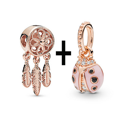 Buipoey 2tk Kuldne Lamp Hernehirmutis Kuninganna Mesilase Ripats Charm Fit Brands Käevõru Naistele Kaelakee Käevõru Käevõru Käevõru Kingitus