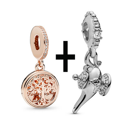 Buipoey 2tk Kuldne Lamp Hernehirmutis Kuninganna Mesilase Ripats Charm Fit Brands Käevõru Naistele Kaelakee Käevõru Käevõru Käevõru Kingitus