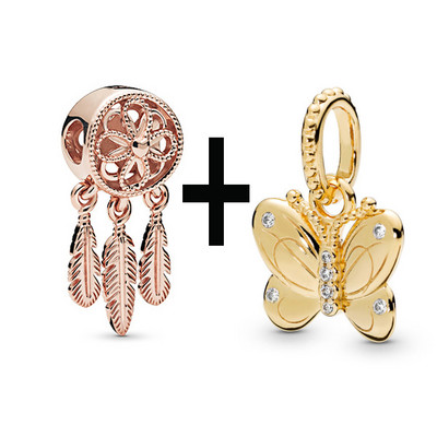 Buipoey 2tk Kuldne Lamp Hernehirmutis Kuninganna Mesilase Ripats Charm Fit Brands Käevõru Naistele Kaelakee Käevõru Käevõru Käevõru Kingitus