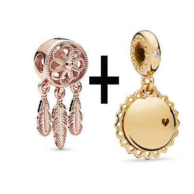 Buipoey 2tk Kuldne Lamp Hernehirmutis Kuninganna Mesilase Ripats Charm Fit Brands Käevõru Naistele Kaelakee Käevõru Käevõru Käevõru Kingitus