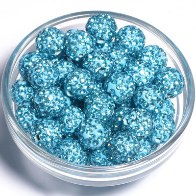 Χονδρική 6mm 8mm 10mm Στρογγυλή μόδα Κρυστάλλινες Χάντρες Καλοκαιρινές Χάντρες Diy Βραχιόλι Bohemia Γυναικεία κοσμήματα Αξεσουάρ κατασκευής